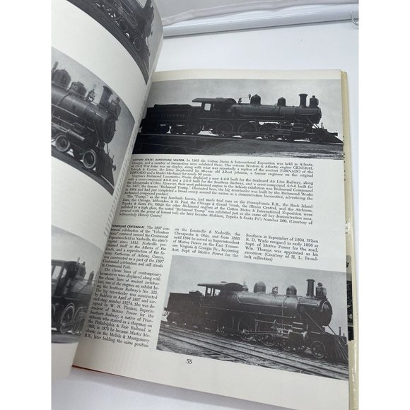 A Locomotive Engineer's Album The Saga of Steam Engines In America, 1965 HC - Picture 13 of 16